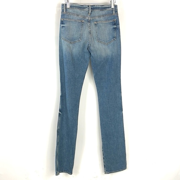 Frame Le High Straight Cuff Ridley Distressed Jeans - Picture 2 of 10